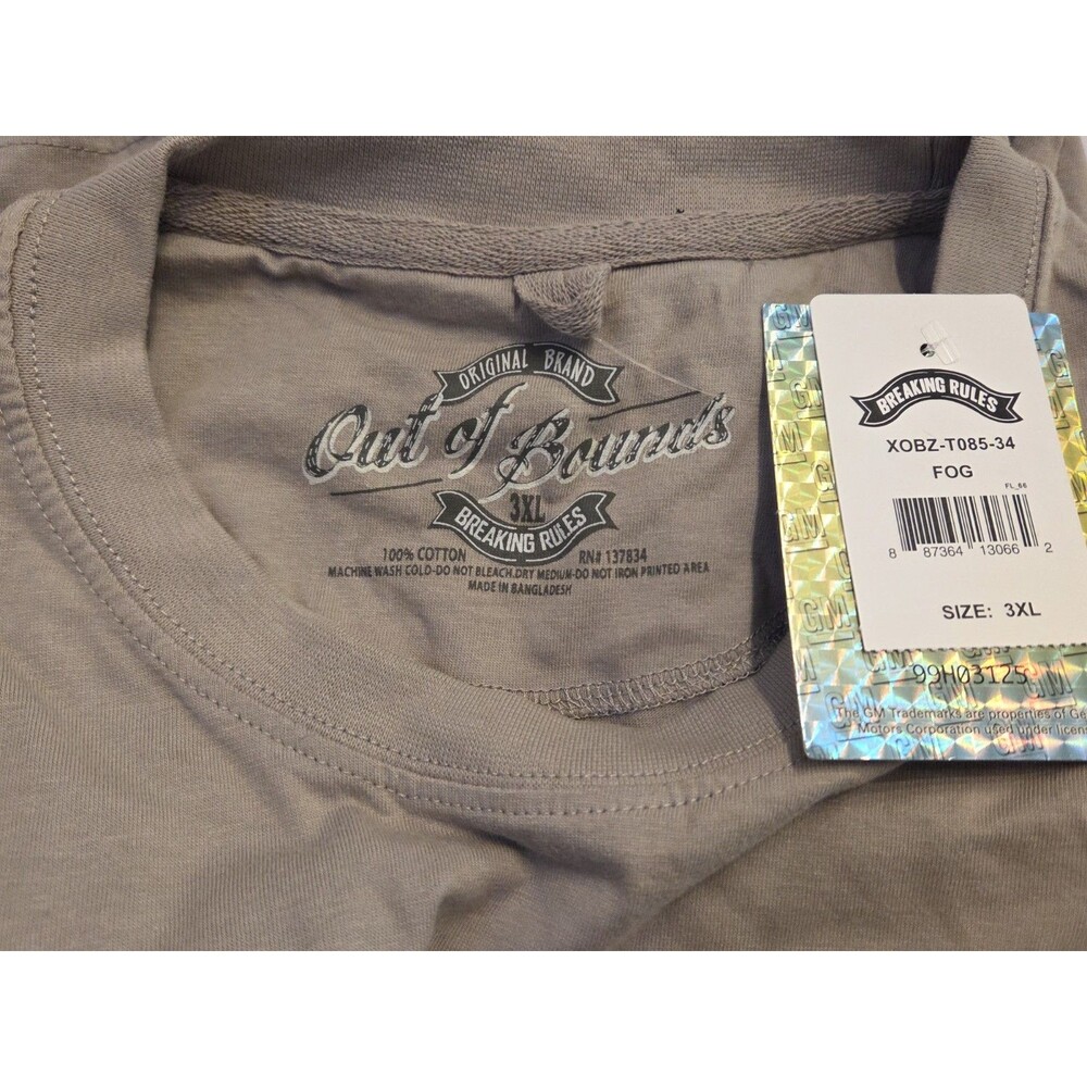 NWT Chevrolet Camaro Graphic T Shirt 3XL Tan GM Licensed American Muscle - Picture 4 of 6